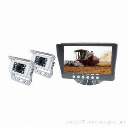 7" digital quad rear view camera kit rear-view system